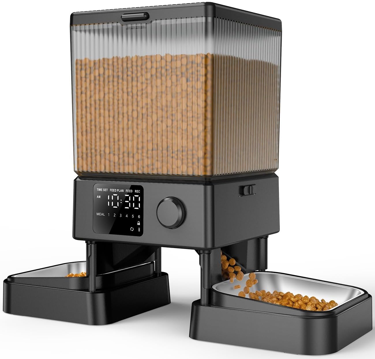 oneisall Automatic Cat Feeder for 2 Cats 5L